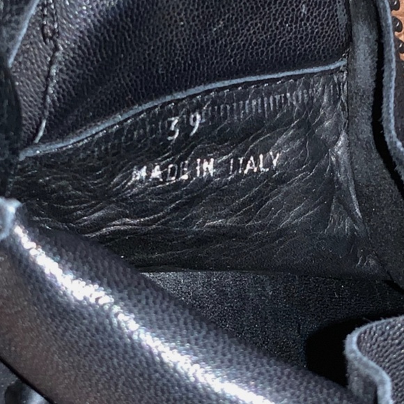 Giuseppe Zanotti Black Studded Sneakers in Size 39 Used Condition With Box - Picture 8 of 12